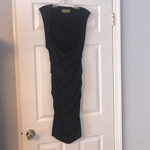 Nicole Miller slinky black dress. Size PM